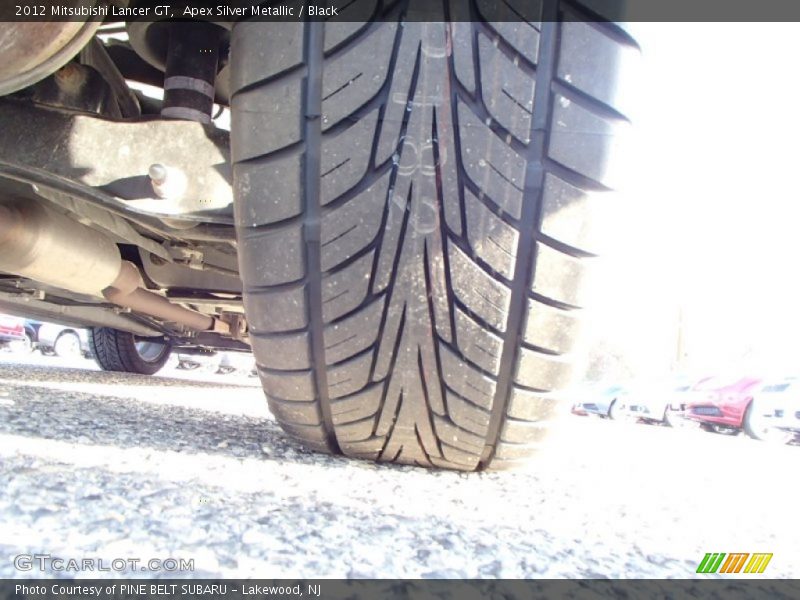 Apex Silver Metallic / Black 2012 Mitsubishi Lancer GT