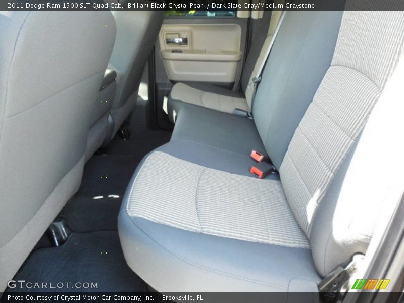 Brilliant Black Crystal Pearl / Dark Slate Gray/Medium Graystone 2011 Dodge Ram 1500 SLT Quad Cab