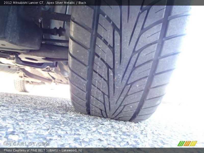 Apex Silver Metallic / Black 2012 Mitsubishi Lancer GT