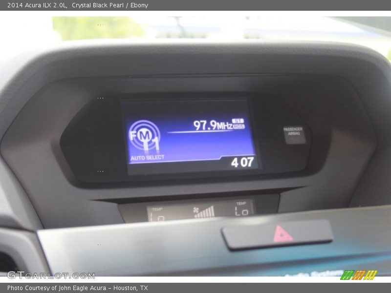 Crystal Black Pearl / Ebony 2014 Acura ILX 2.0L