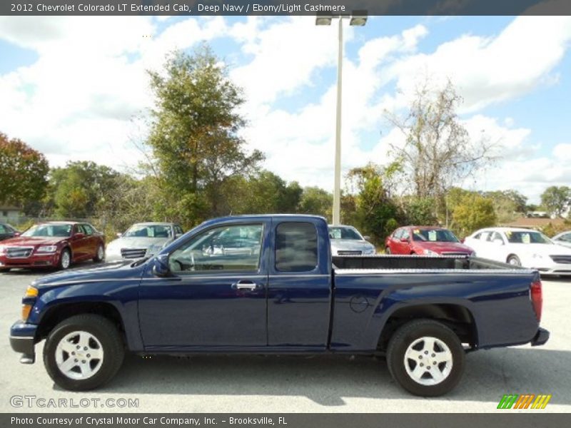 Deep Navy / Ebony/Light Cashmere 2012 Chevrolet Colorado LT Extended Cab