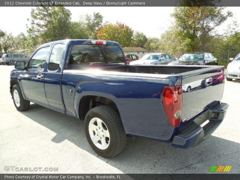 Deep Navy / Ebony/Light Cashmere 2012 Chevrolet Colorado LT Extended Cab