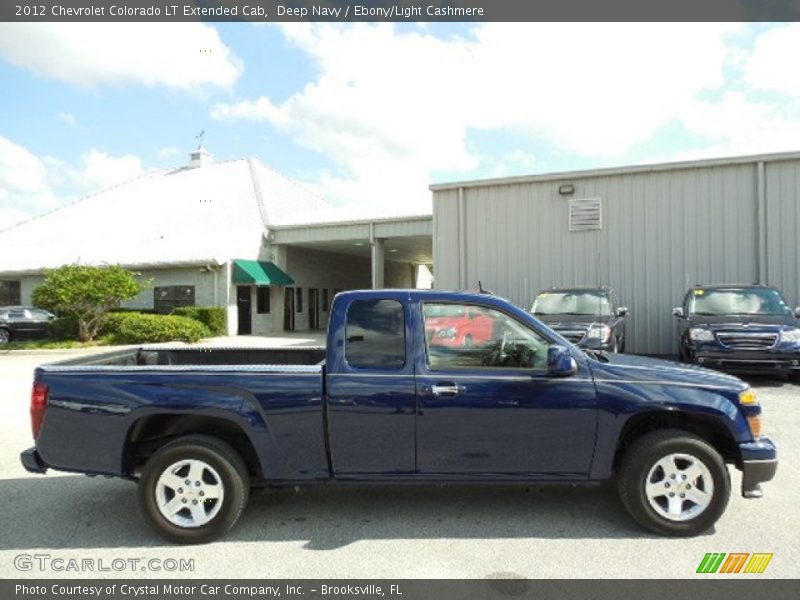 Deep Navy / Ebony/Light Cashmere 2012 Chevrolet Colorado LT Extended Cab