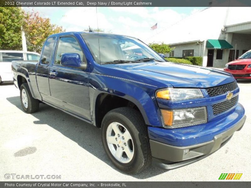 Deep Navy / Ebony/Light Cashmere 2012 Chevrolet Colorado LT Extended Cab