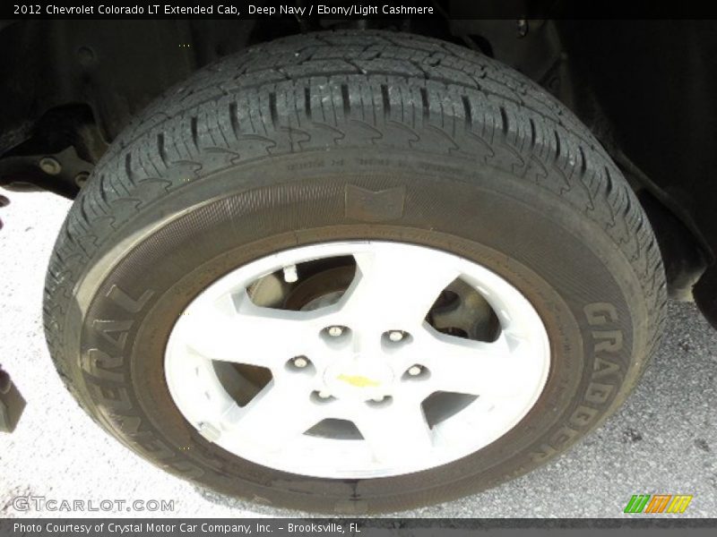 Deep Navy / Ebony/Light Cashmere 2012 Chevrolet Colorado LT Extended Cab
