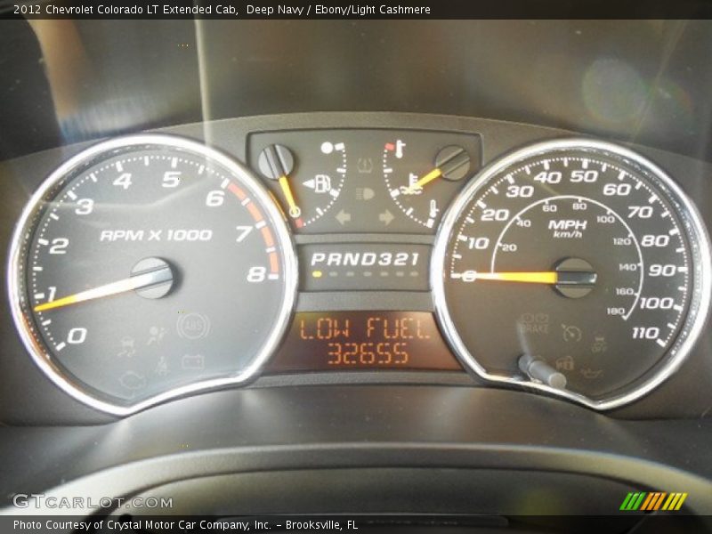 Deep Navy / Ebony/Light Cashmere 2012 Chevrolet Colorado LT Extended Cab