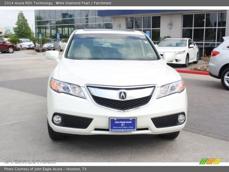 White Diamond Pearl / Parchment 2014 Acura RDX Technology