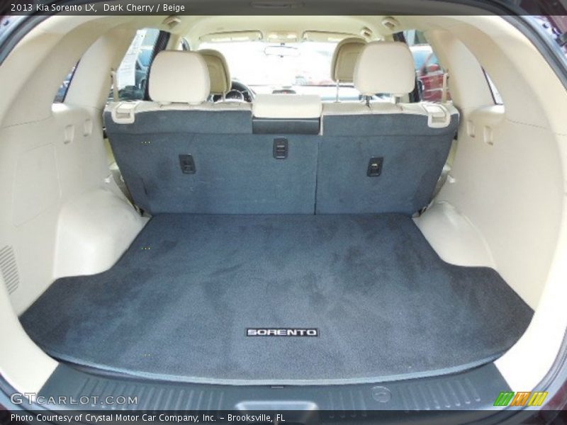 Dark Cherry / Beige 2013 Kia Sorento LX