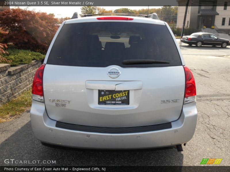 Silver Mist Metallic / Gray 2004 Nissan Quest 3.5 SE