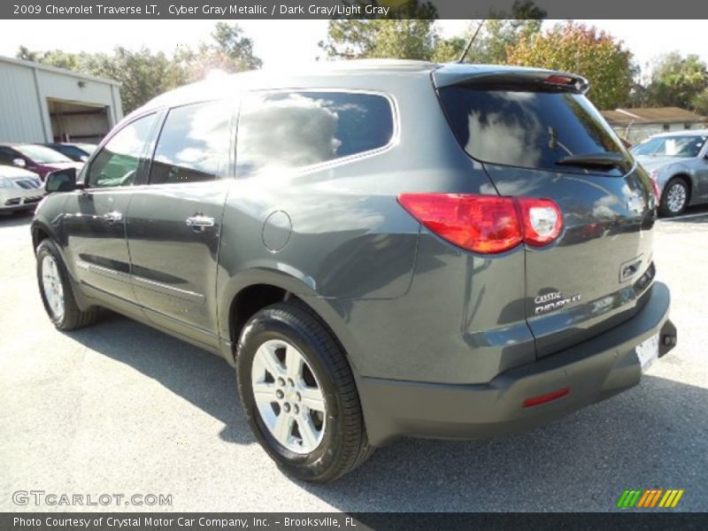 Cyber Gray Metallic / Dark Gray/Light Gray 2009 Chevrolet Traverse LT