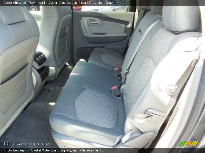 Cyber Gray Metallic / Dark Gray/Light Gray 2009 Chevrolet Traverse LT