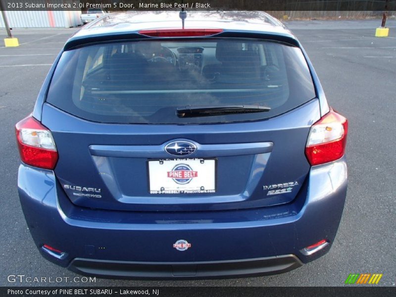 Marine Blue Pearl / Black 2013 Subaru Impreza 2.0i Premium 5 Door