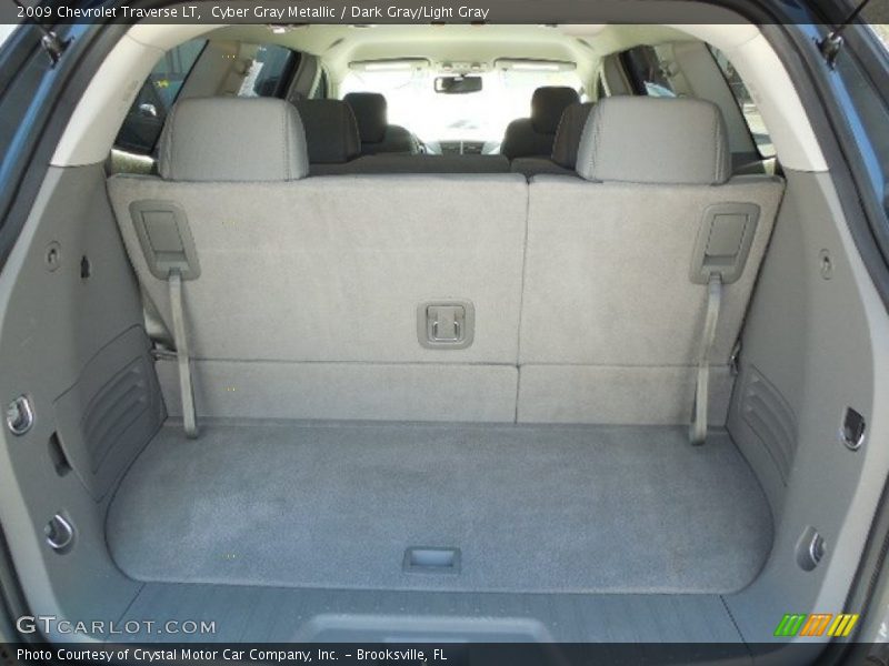 Cyber Gray Metallic / Dark Gray/Light Gray 2009 Chevrolet Traverse LT