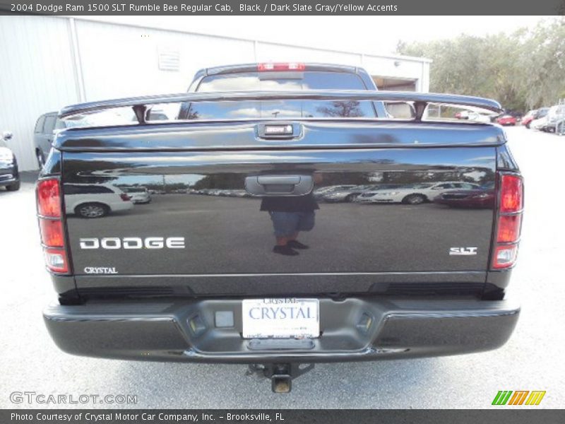 Black / Dark Slate Gray/Yellow Accents 2004 Dodge Ram 1500 SLT Rumble Bee Regular Cab