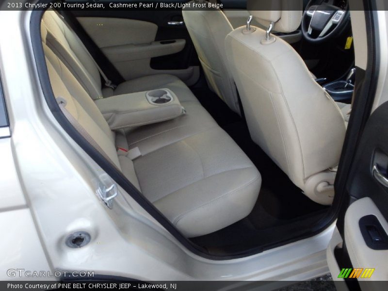 Cashmere Pearl / Black/Light Frost Beige 2013 Chrysler 200 Touring Sedan