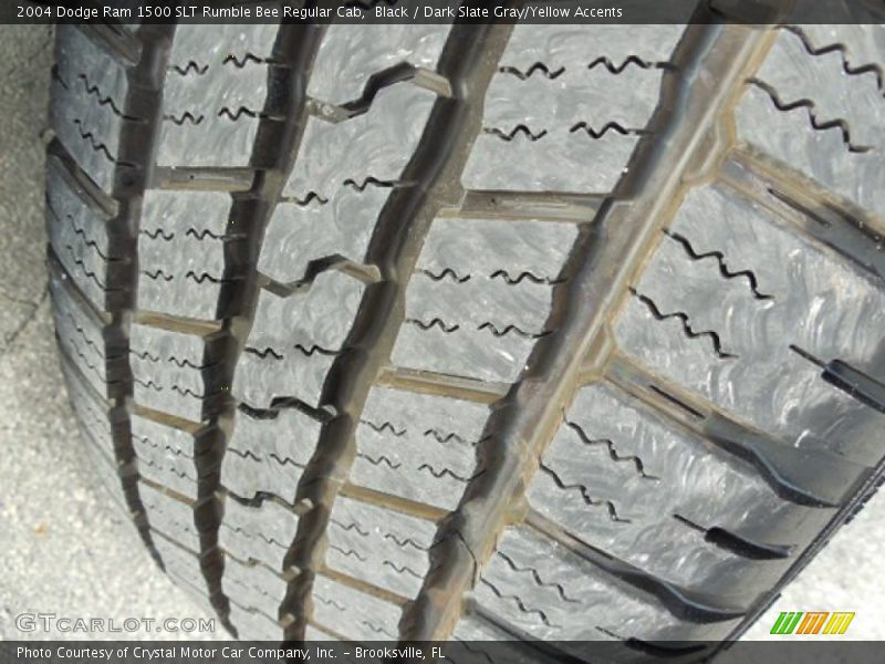 Black / Dark Slate Gray/Yellow Accents 2004 Dodge Ram 1500 SLT Rumble Bee Regular Cab