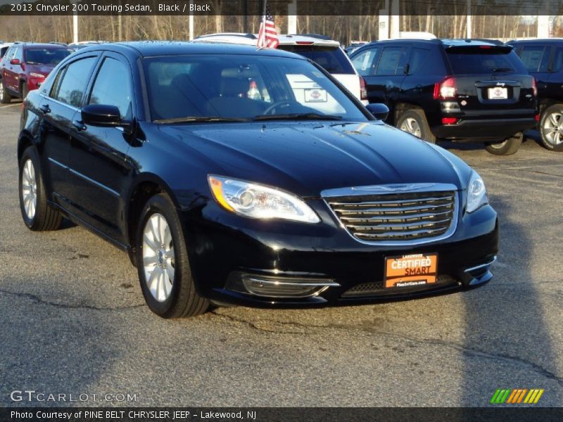 Black / Black 2013 Chrysler 200 Touring Sedan