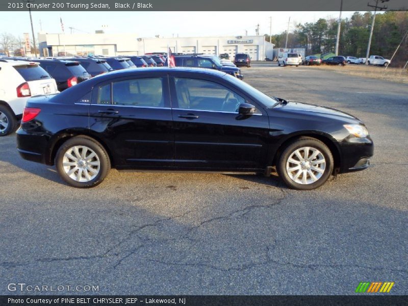Black / Black 2013 Chrysler 200 Touring Sedan