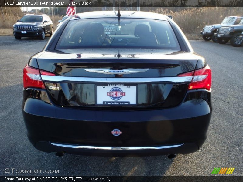 Black / Black 2013 Chrysler 200 Touring Sedan