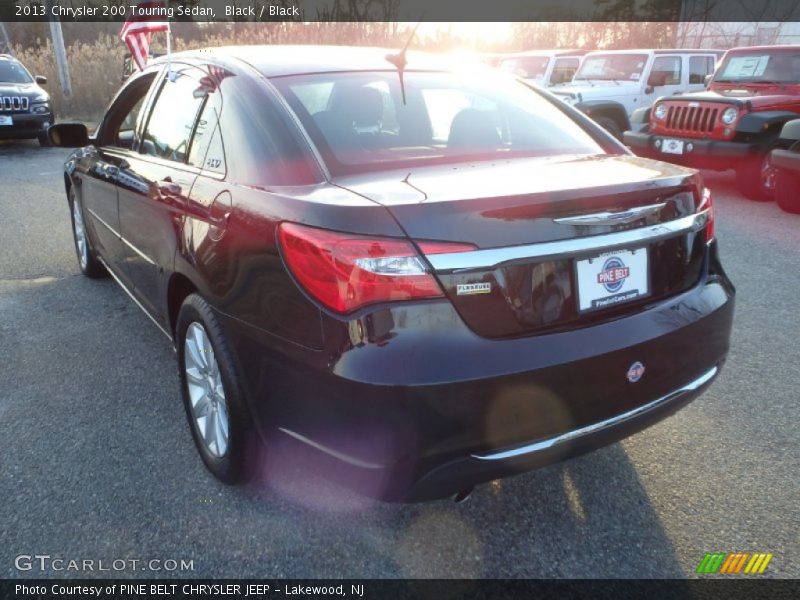 Black / Black 2013 Chrysler 200 Touring Sedan