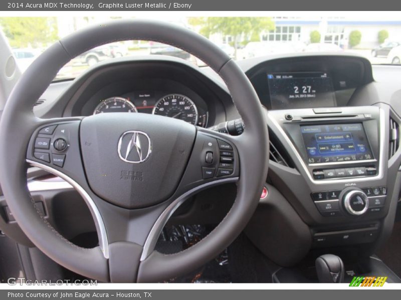 Graphite Luster Metallic / Ebony 2014 Acura MDX Technology