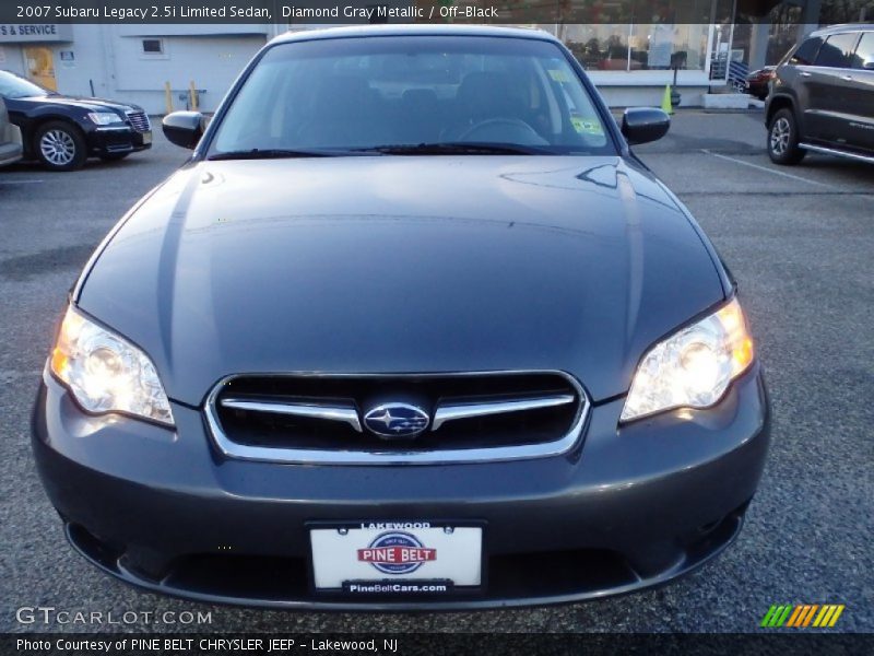 Diamond Gray Metallic / Off-Black 2007 Subaru Legacy 2.5i Limited Sedan