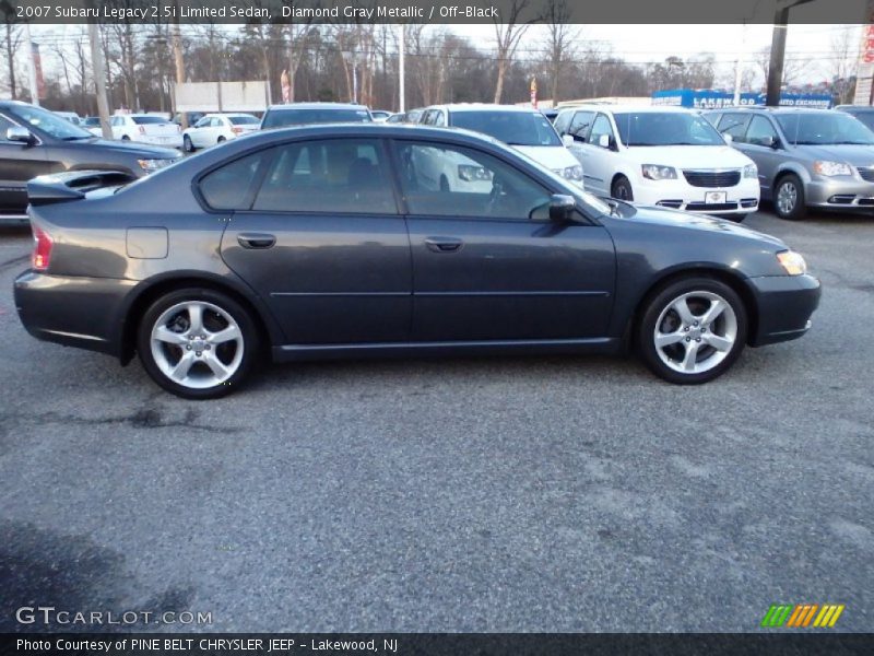 Diamond Gray Metallic / Off-Black 2007 Subaru Legacy 2.5i Limited Sedan