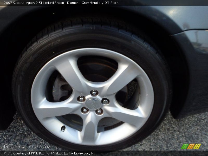 Diamond Gray Metallic / Off-Black 2007 Subaru Legacy 2.5i Limited Sedan