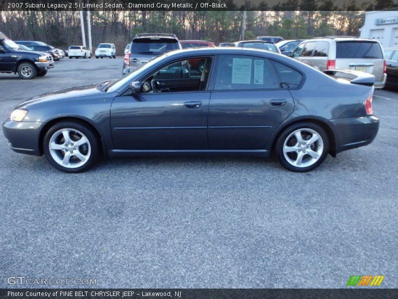 Diamond Gray Metallic / Off-Black 2007 Subaru Legacy 2.5i Limited Sedan