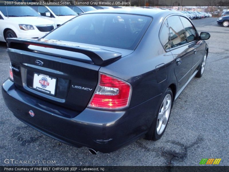 Diamond Gray Metallic / Off-Black 2007 Subaru Legacy 2.5i Limited Sedan