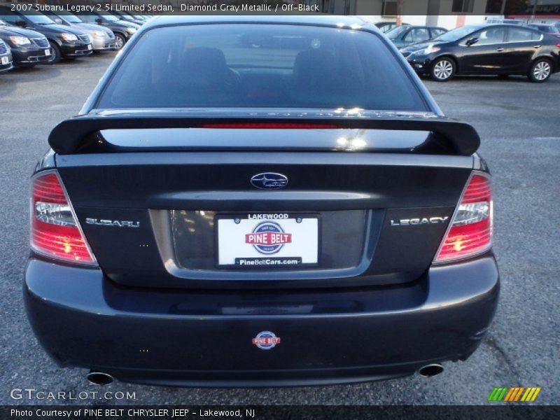 Diamond Gray Metallic / Off-Black 2007 Subaru Legacy 2.5i Limited Sedan