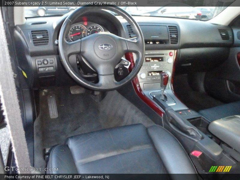 Diamond Gray Metallic / Off-Black 2007 Subaru Legacy 2.5i Limited Sedan