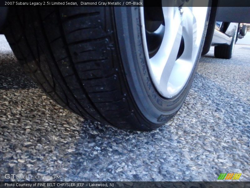 Diamond Gray Metallic / Off-Black 2007 Subaru Legacy 2.5i Limited Sedan