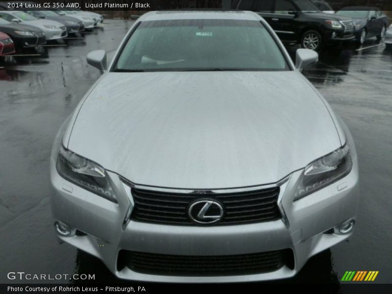 Liquid Platinum / Black 2014 Lexus GS 350 AWD