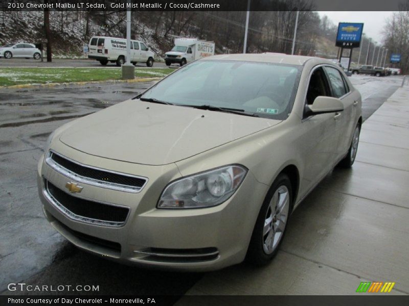 Gold Mist Metallic / Cocoa/Cashmere 2010 Chevrolet Malibu LT Sedan