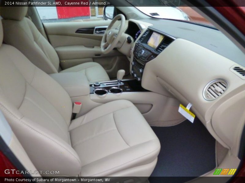 Cayenne Red / Almond 2014 Nissan Pathfinder SL AWD