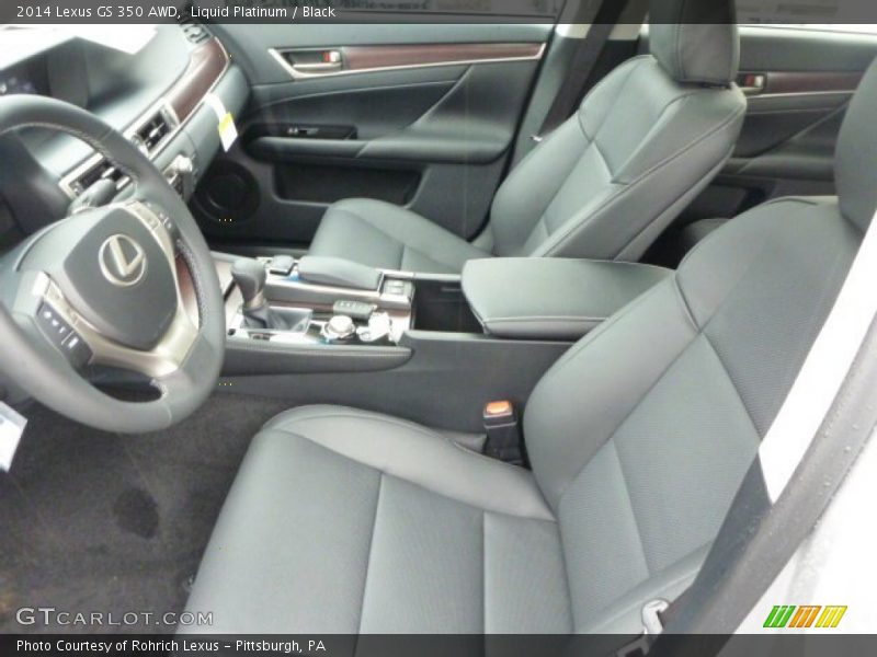 Liquid Platinum / Black 2014 Lexus GS 350 AWD