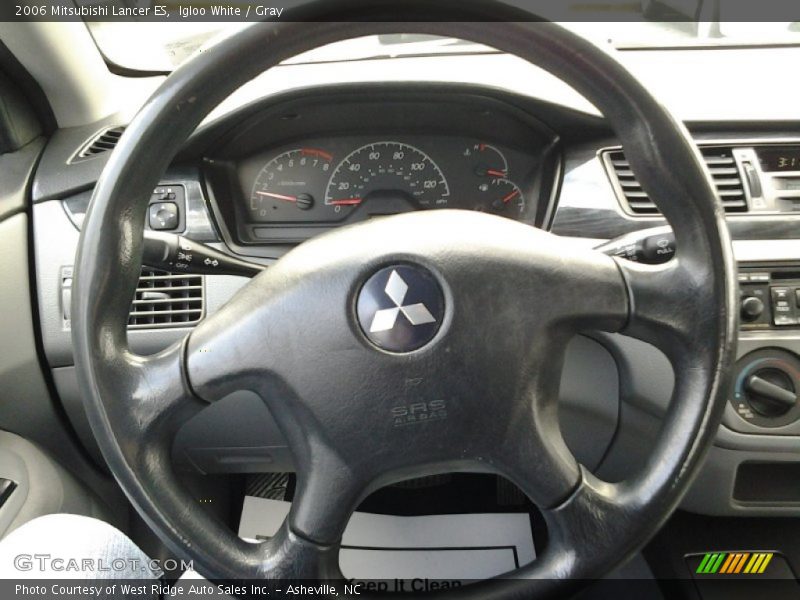 Igloo White / Gray 2006 Mitsubishi Lancer ES