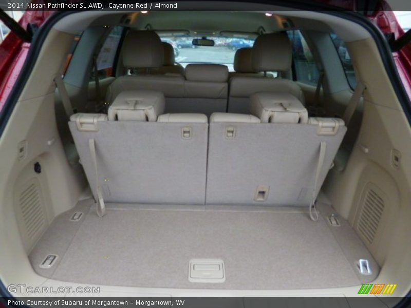 Cayenne Red / Almond 2014 Nissan Pathfinder SL AWD