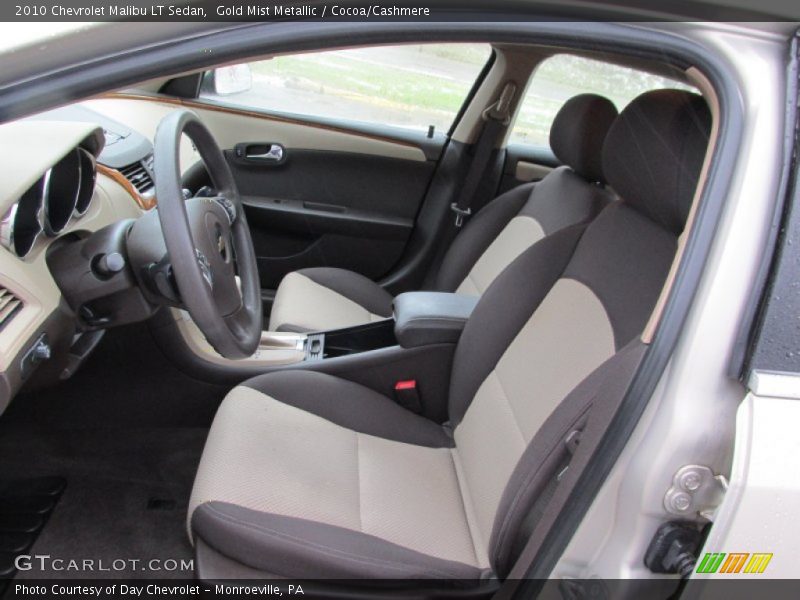 Gold Mist Metallic / Cocoa/Cashmere 2010 Chevrolet Malibu LT Sedan