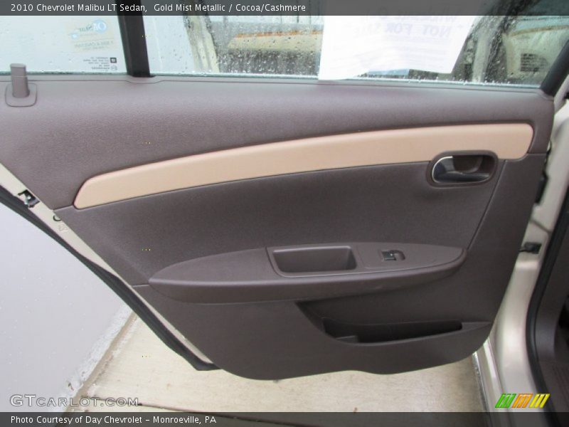 Gold Mist Metallic / Cocoa/Cashmere 2010 Chevrolet Malibu LT Sedan