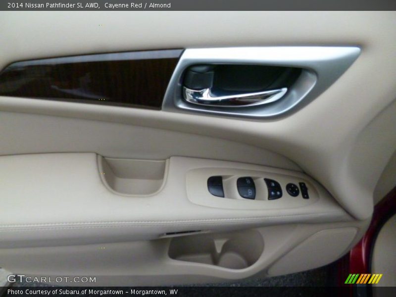 Cayenne Red / Almond 2014 Nissan Pathfinder SL AWD