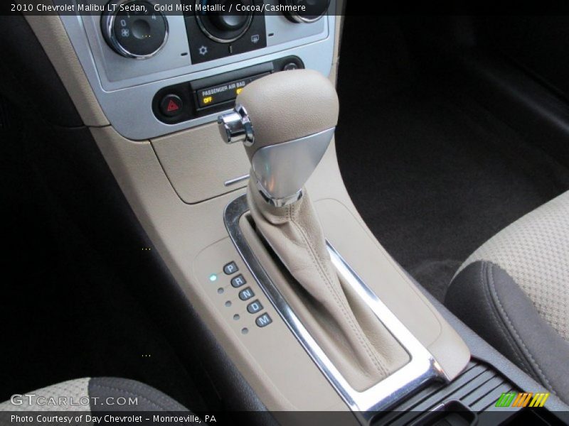 Gold Mist Metallic / Cocoa/Cashmere 2010 Chevrolet Malibu LT Sedan