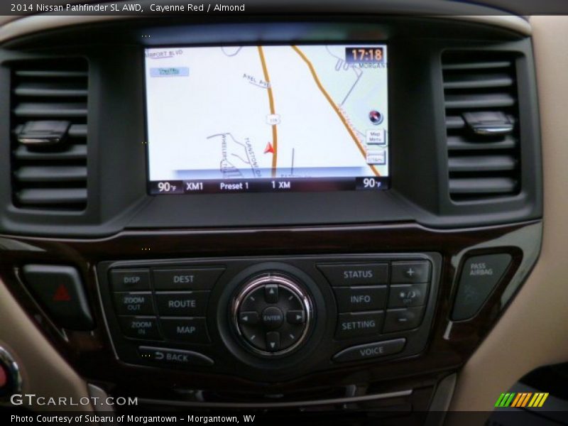 Cayenne Red / Almond 2014 Nissan Pathfinder SL AWD