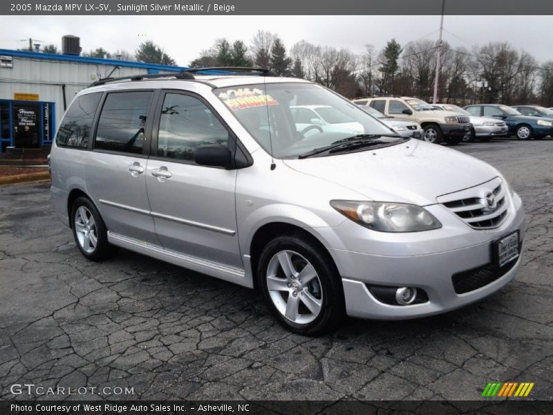 Sunlight Silver Metallic / Beige 2005 Mazda MPV LX-SV