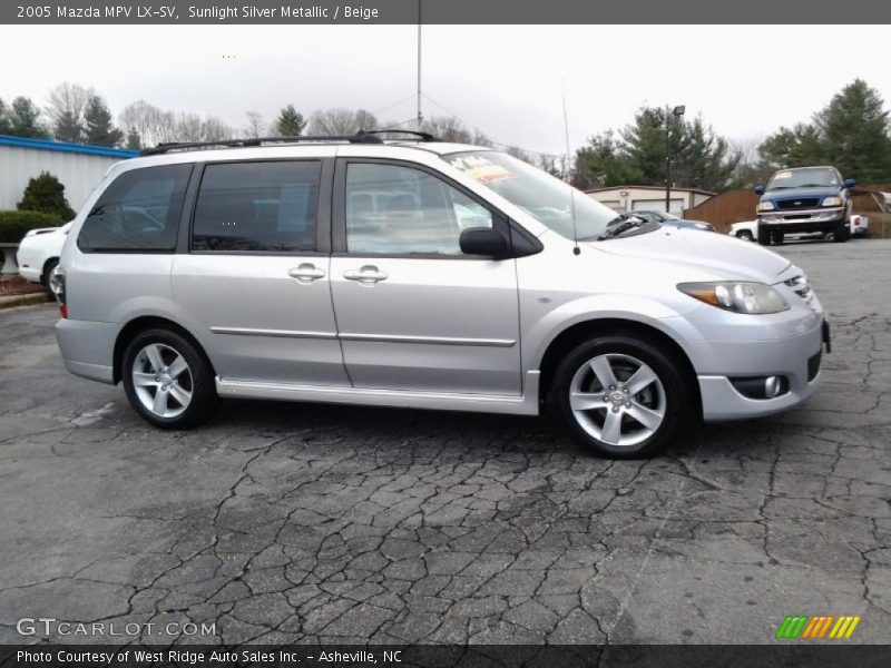 Sunlight Silver Metallic / Beige 2005 Mazda MPV LX-SV