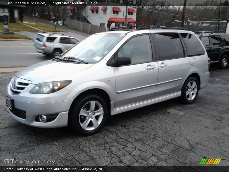 Sunlight Silver Metallic / Beige 2005 Mazda MPV LX-SV