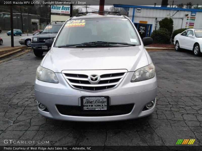 Sunlight Silver Metallic / Beige 2005 Mazda MPV LX-SV