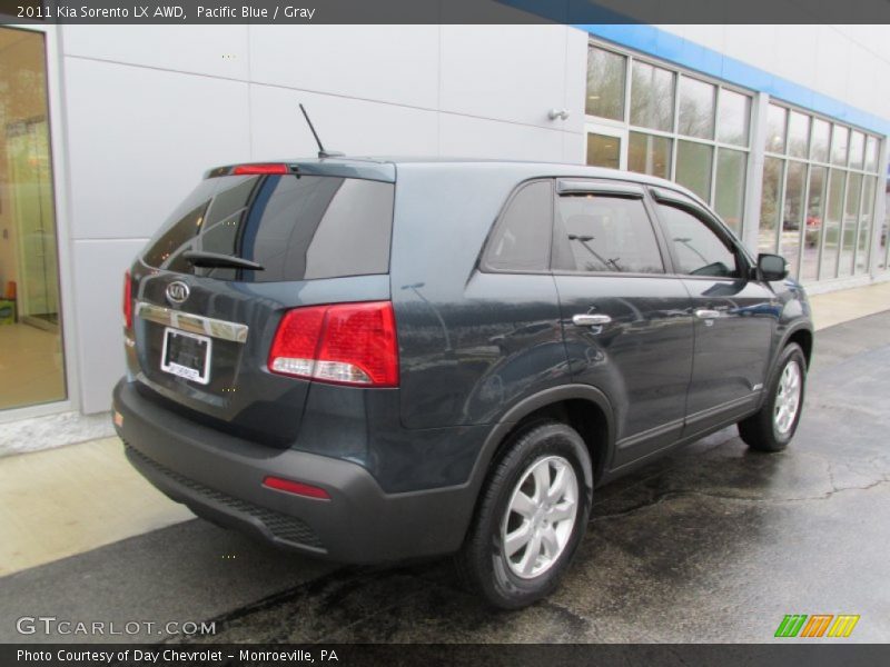 Pacific Blue / Gray 2011 Kia Sorento LX AWD