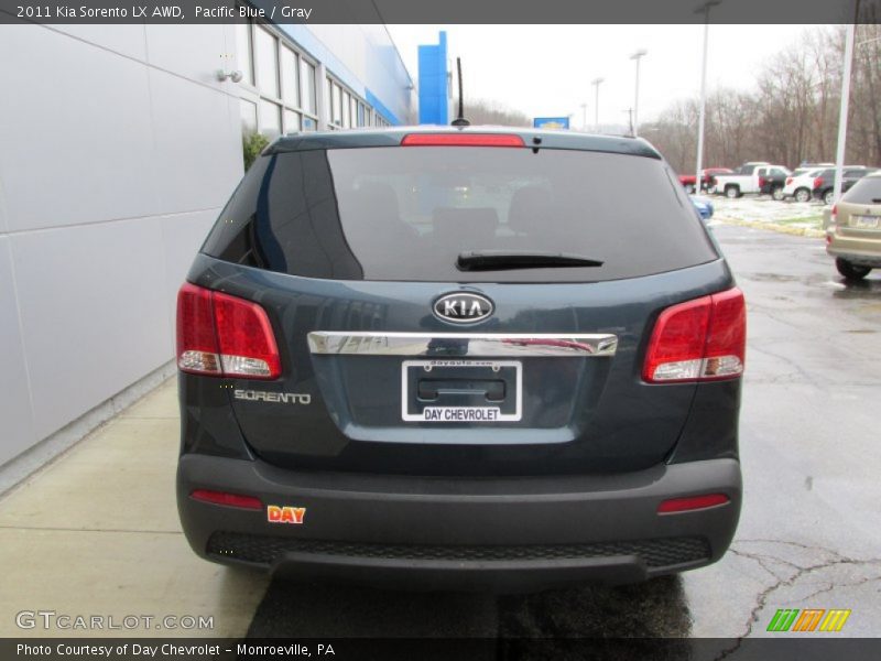 Pacific Blue / Gray 2011 Kia Sorento LX AWD